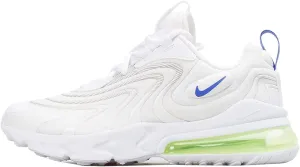 Nike Air Max 270 React ENG GS Running Trainers CZ4215 Sneakers Shoes (UK 5.5 us 6Y EU 38.5, White Sapphire Laser Orange 100)