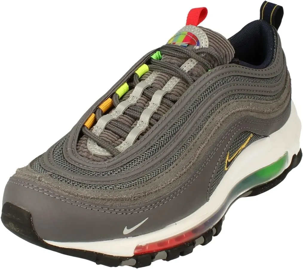 Nike Air Max 97 EOI GS Running Trainers DD2002 Sneakers Shoes (UK 5.5 us 6Y EU 38.5, Light Graphite Obsidian Black 001)