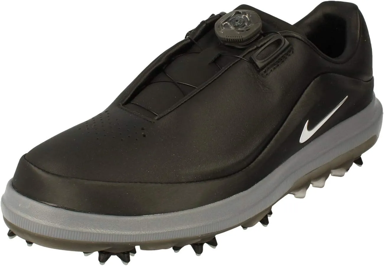 Nike Air Zoom Precision BOA Classic Golf Shoes 2018 Black/Metallic Silver/Red Medium 8