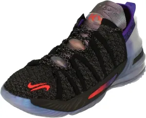 Nike Leborn XVIII NRG GS Basketball Trainers CT4677 Sneakers Shoes (UK 4.5 us 5Y EU 37.5, Black Bright Crimson 001)