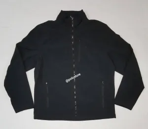 Nwt Polo Ralph Lauren Black Small Pony Zipper on Chest Zip Up Jacket