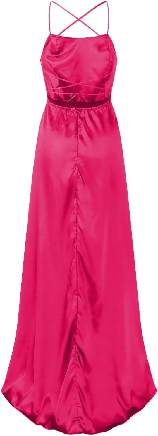Off Shoulder Prom Evening Gowns Elegant V Neck Short Sleeve Wrap Formal High Split Wedding Guest Dress