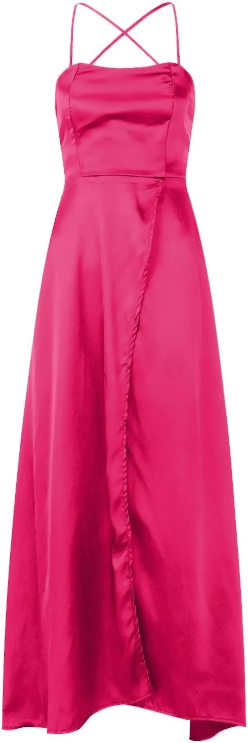 Off Shoulder Prom Evening Gowns Elegant V Neck Short Sleeve Wrap Formal High Split Wedding Guest Dress