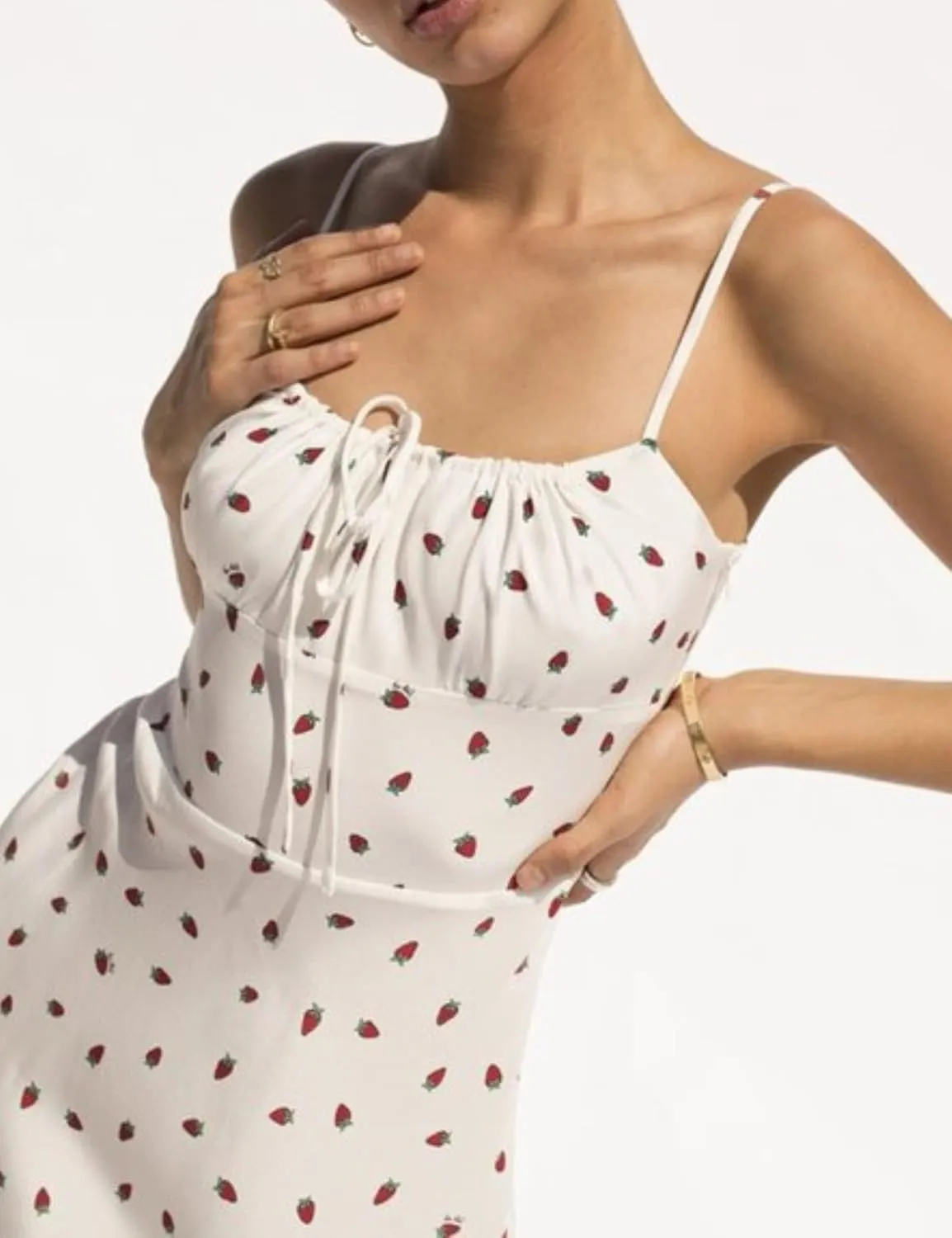 Omoone Womens Floral Dress Low-Cut Square Neck Spaghetti Strap Tie Bodycorn 90s Y2k Sun Dresses