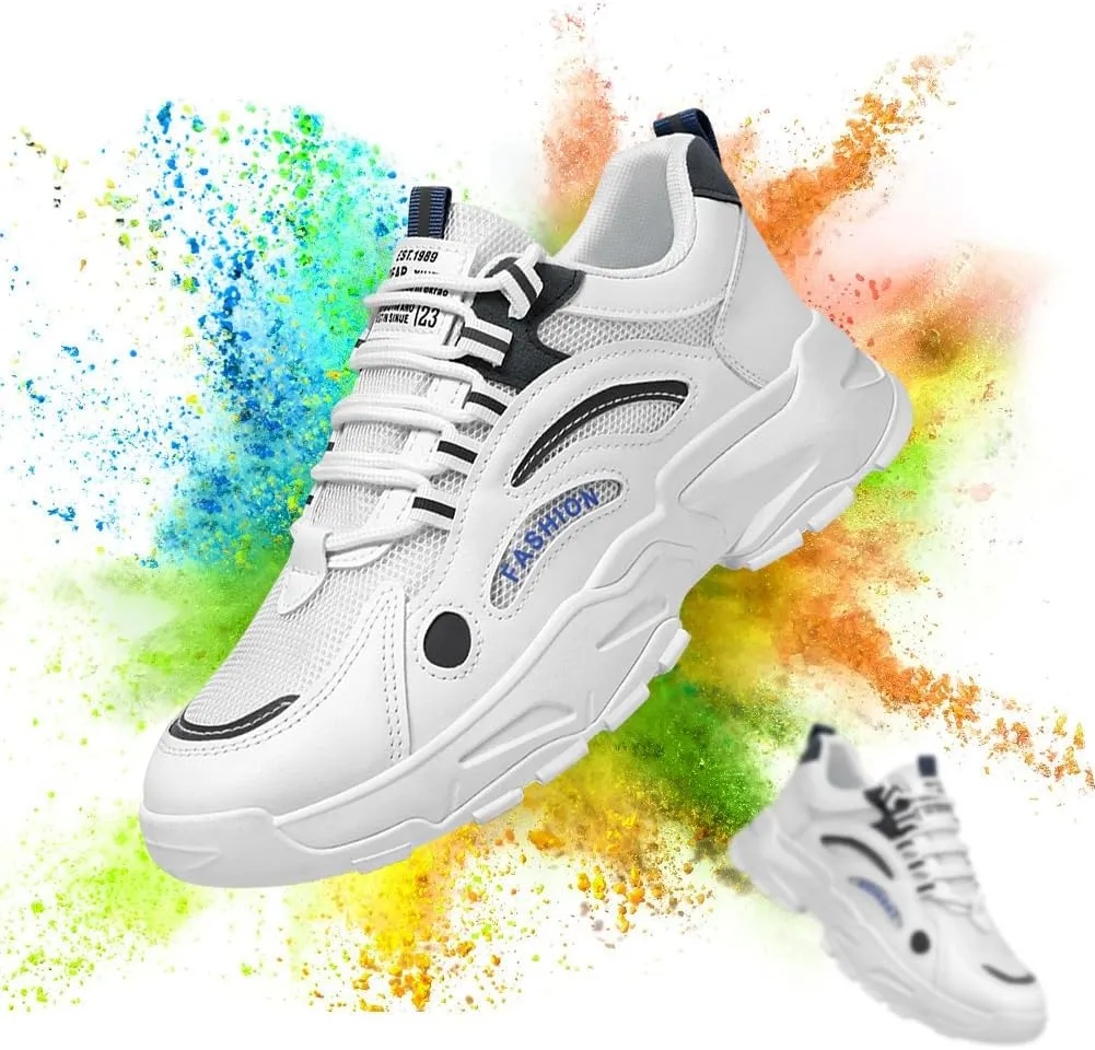 Padgene Men's Sport Running Shoes Runner Trail Sneakers Fashion Athletic Sport Gym Tennis Walking Shoes Mens Casual Workout Footwear Trainers