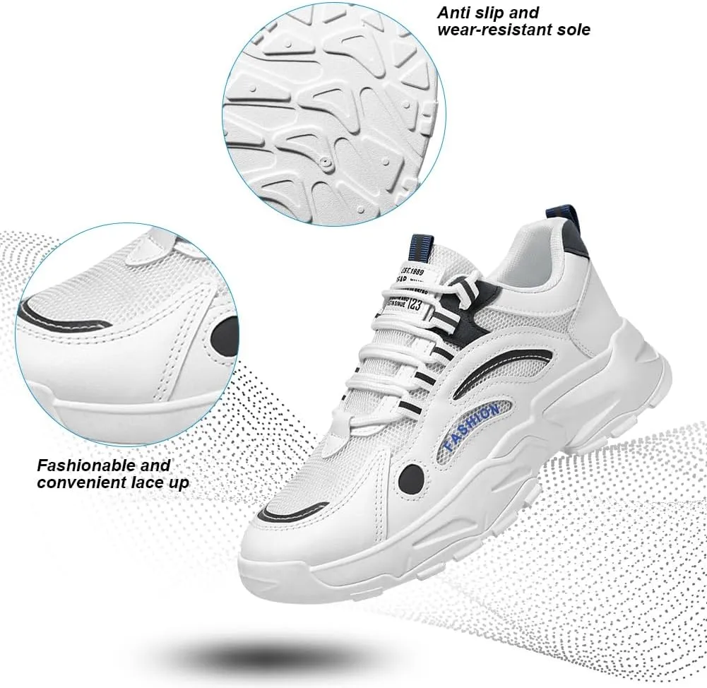 Padgene Men's Sport Running Shoes Runner Trail Sneakers Fashion Athletic Sport Gym Tennis Walking Shoes Mens Casual Workout Footwear Trainers