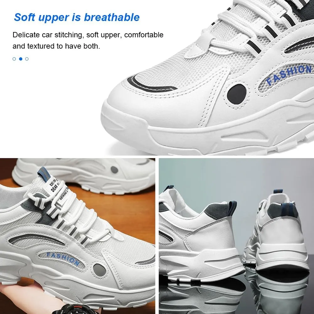 Padgene Men's Sport Running Shoes Runner Trail Sneakers Fashion Athletic Sport Gym Tennis Walking Shoes Mens Casual Workout Footwear Trainers