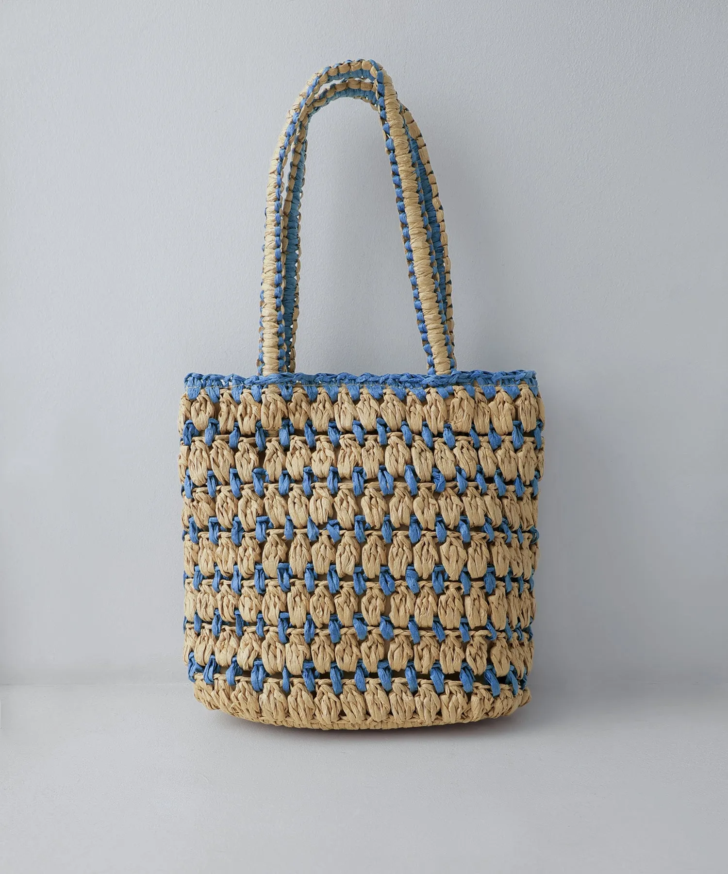 Paper bicolor mini bag
