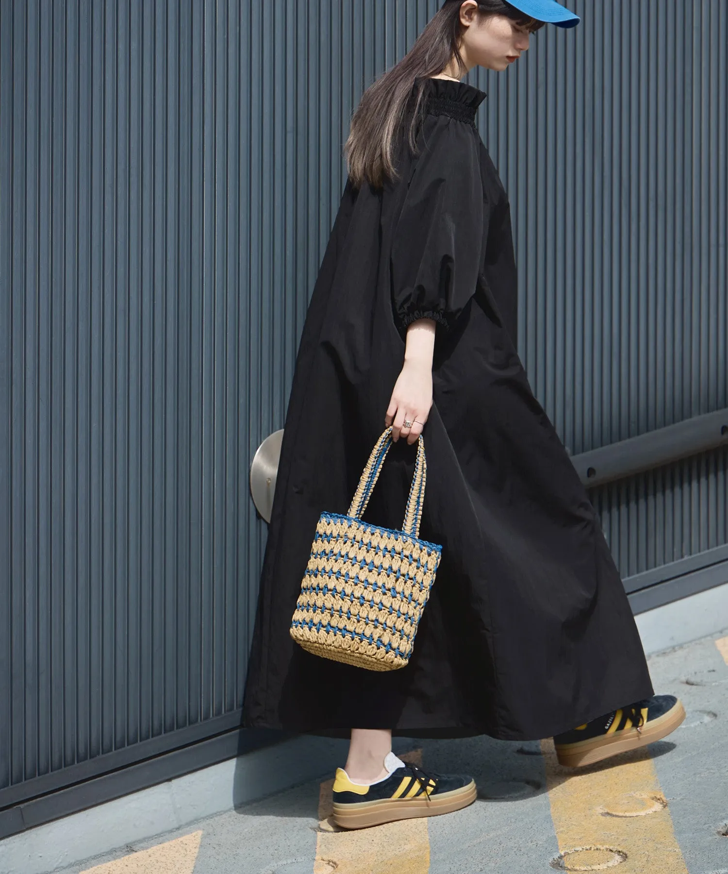 Paper bicolor mini bag