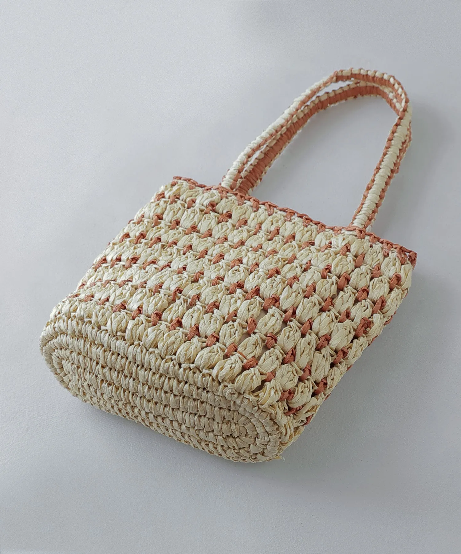 Paper bicolor mini bag