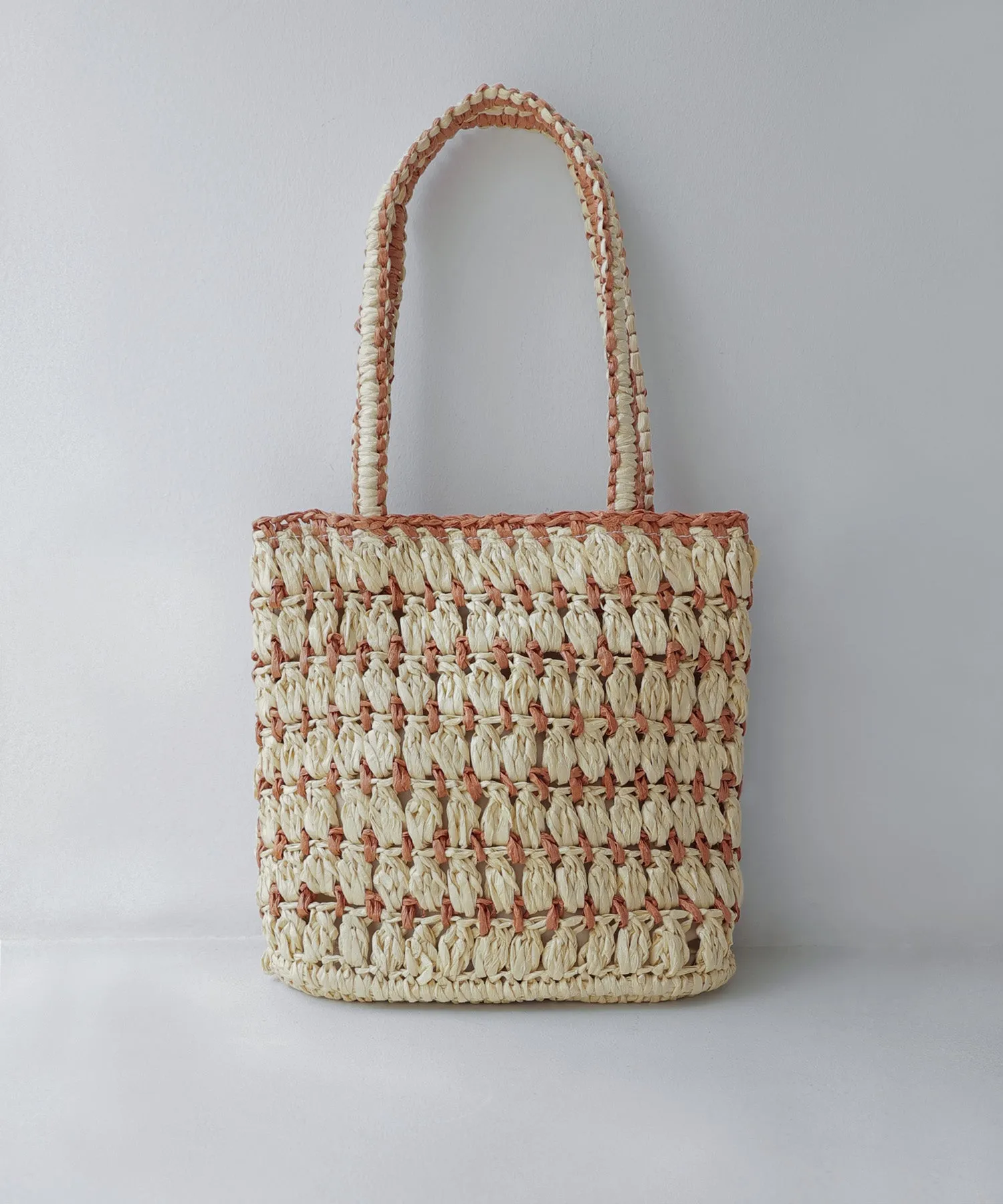 Paper bicolor mini bag