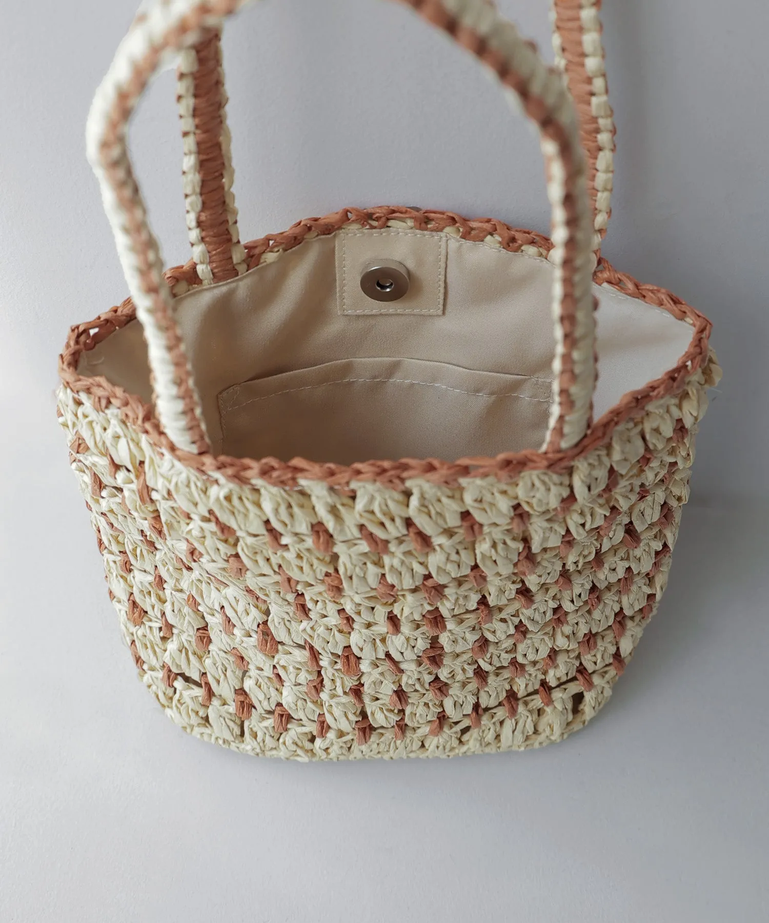Paper bicolor mini bag