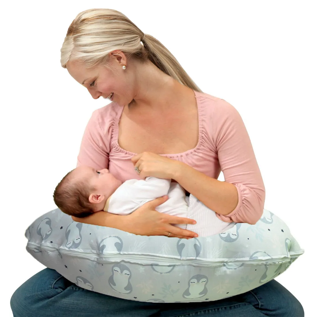 Penguin - Baby Feeding Pillow | Nursing Pillow | Breastfeeding Pillow