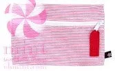Personalized Seersucker Cosmetic  Bag-Choose Color