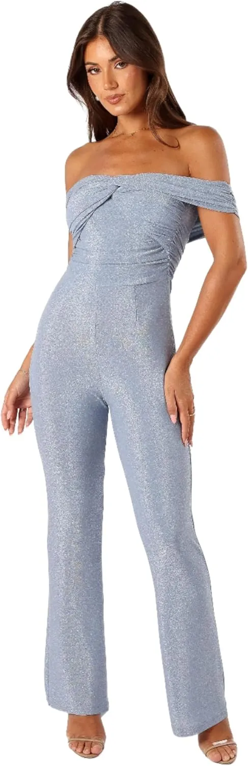 Petal & Pup Womens Sharnie Off Shoulder Jumpsuit