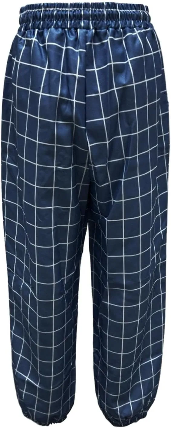 Plaid Tapered Pants for Men Slim Fitting Stretchy Lightweight Breathable Casual Trousers Workout Combat Outdoor Street Pants