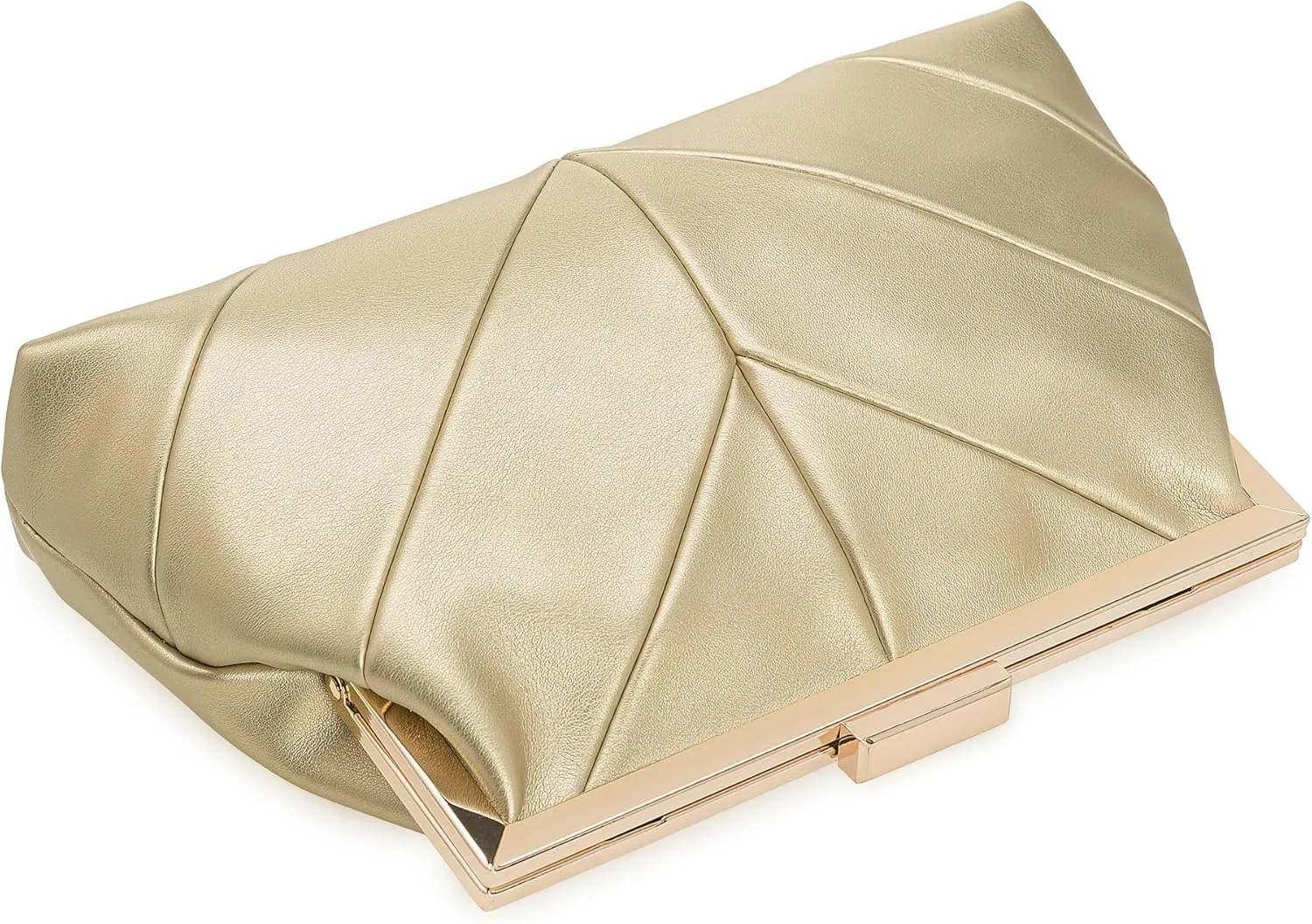 PU Clutch Purse for Women Dressy Evening Bag Formal Handbag for Wedding, Prom, Cocktail Party
