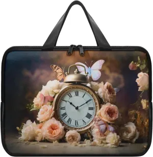PU Leather Print Laptop Bag Computer Carrying Case Fits Laptop and Tablet, Sleek Design