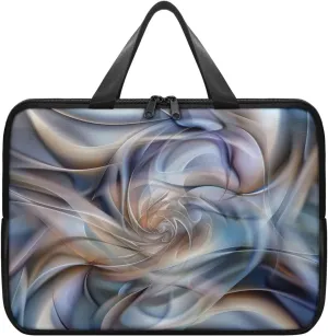 PU Leather Print Laptop Bag Computer Carrying Case Fits Laptop and Tablet, Sleek Design