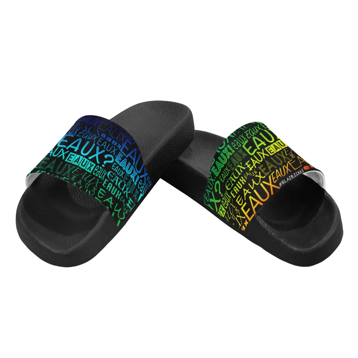 RAINBEAUX/BLACK ALLEAUXVER SLIDES