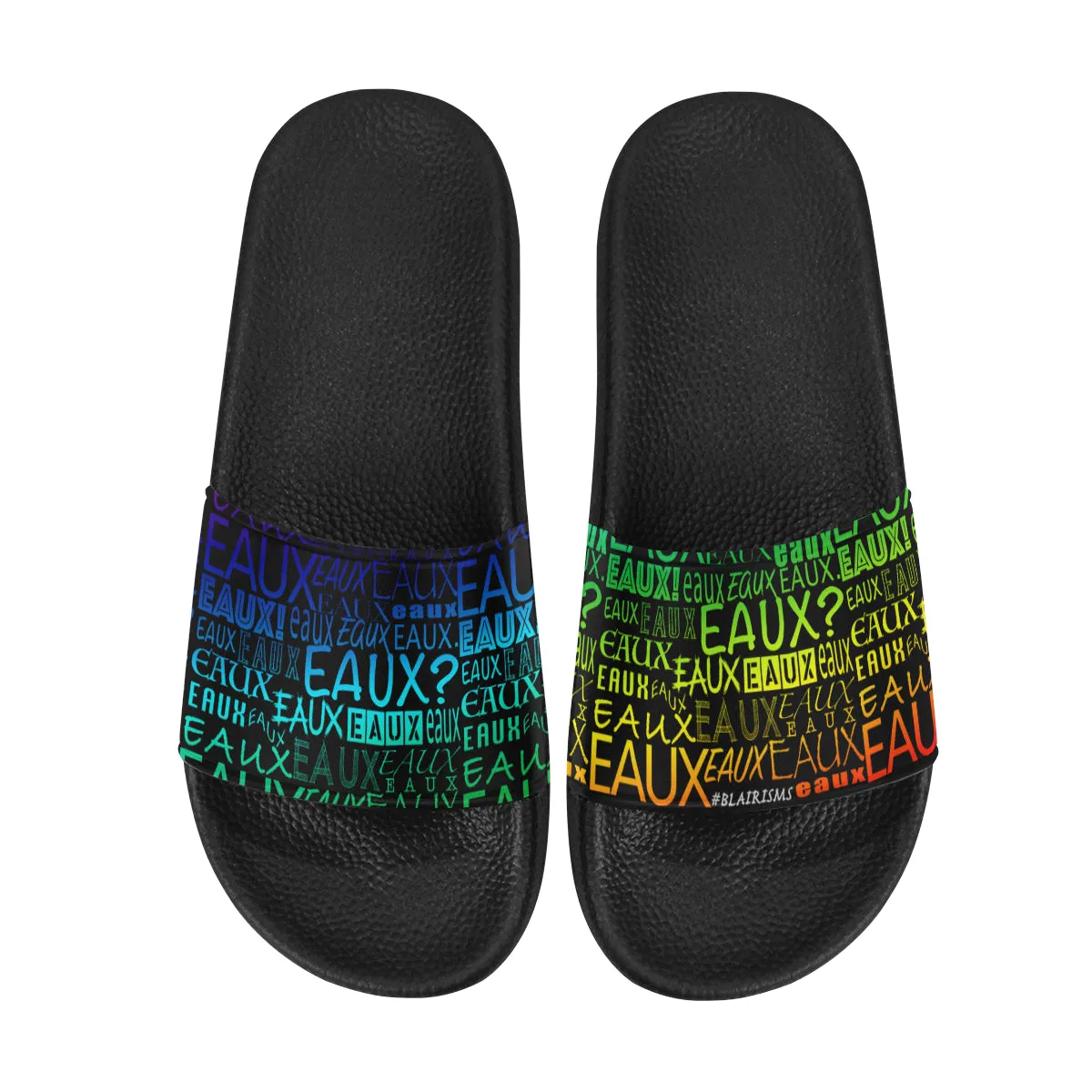 RAINBEAUX/BLACK ALLEAUXVER SLIDES