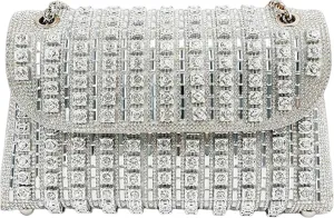 Rhinestone Crystal Clutch - Evening Women Bags, Glittering Purse Bag | Luxury Elegant Glamorouss Rhinestones Clutch,