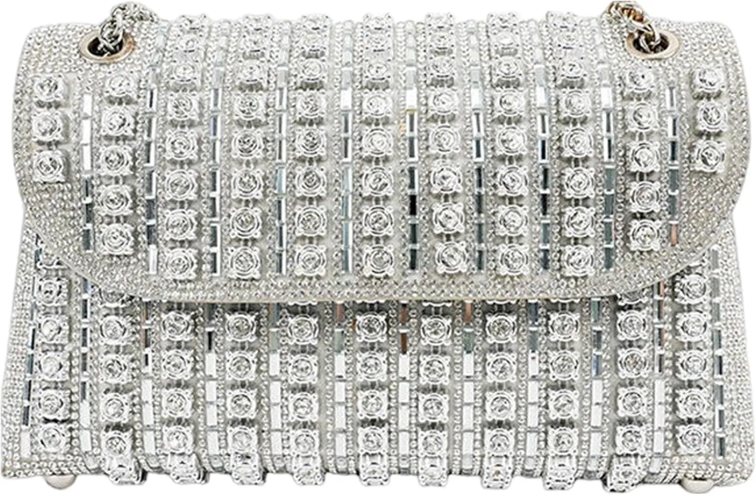Rhinestone Crystal Clutch - Evening Women Bags, Glittering Purse Bag | Luxury Elegant Glamorouss Rhinestones Clutch,