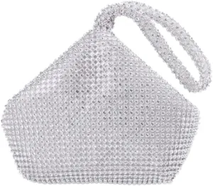 Rhinestone Handbag for Women Multipurpose Coin Bag & Cell Phone Purse for Parties & Evenings Stylish Clutch Wallet