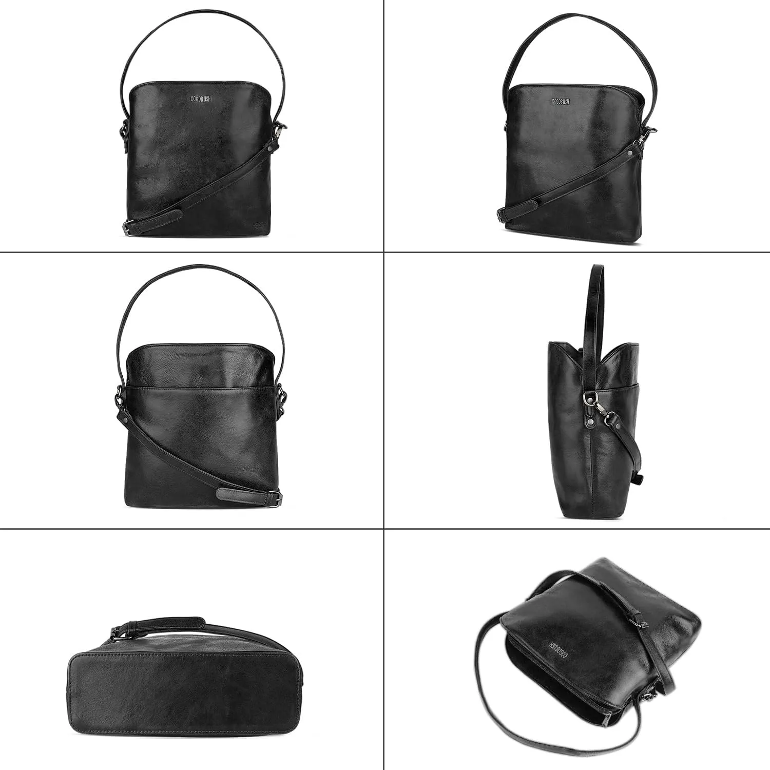 Satchel Leather Tote Bag for Women - Timeless Genuine Leather Handbags for Women