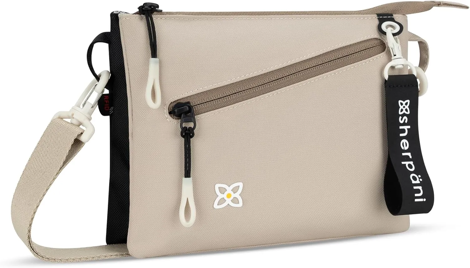 Sherpani Zoom, Small Crossbody Purse, Nylon Crossbody Bag, Lightweight Cross Body Bag, Sleek Dual Pouch, Purses for Women