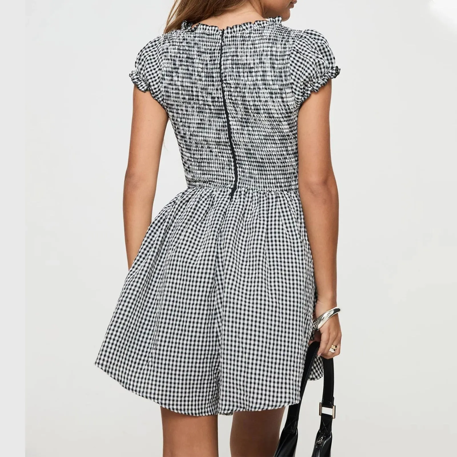 Short Sleeve Baby-doll Playsuit