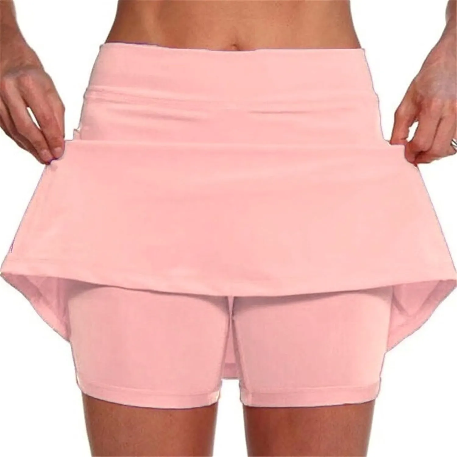 Skorts for Womens with High Waisted Soft Dressy A Line Pickleball Golf Casual Lightweight Athletic Tennis Skirt