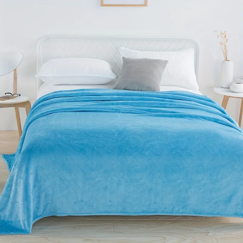 Soft Velvet Throw Blanket for Couch or Bed