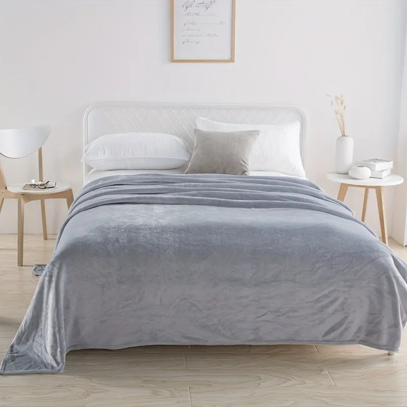 Soft Velvet Throw Blanket for Couch or Bed