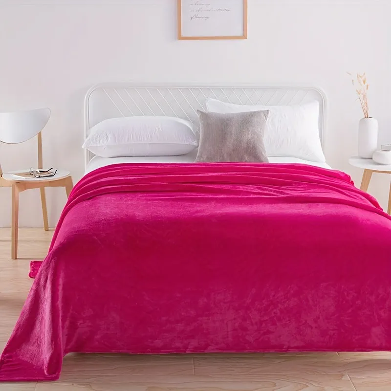 Soft Velvet Throw Blanket for Couch or Bed