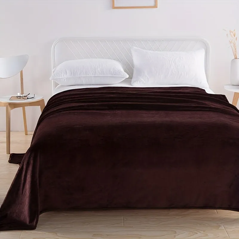 Soft Velvet Throw Blanket for Couch or Bed
