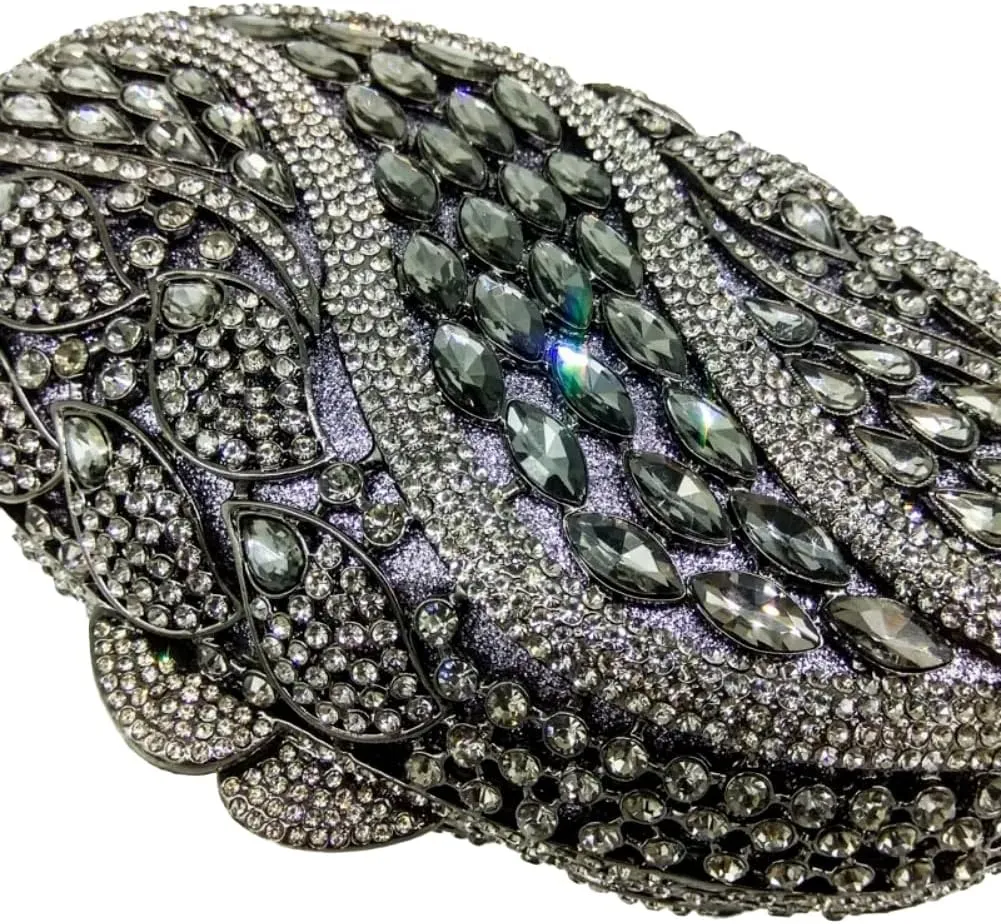 Sparkly Clutch Purses for Women Glittering Rhinestone Handbags Wedding Guest Bridal Evening Bag