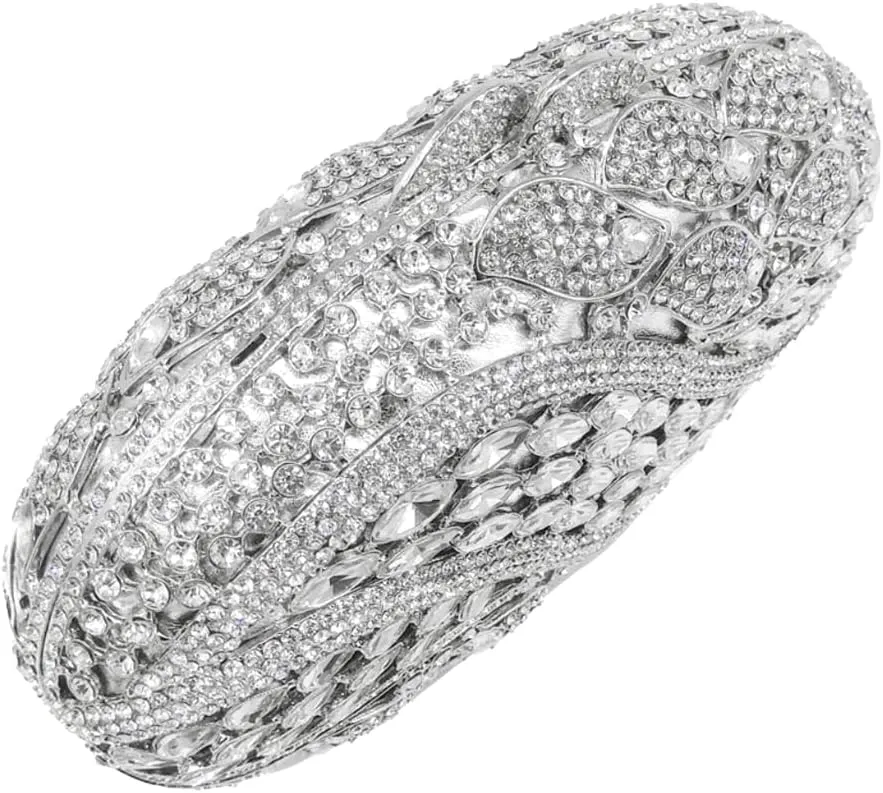 Sparkly Clutch Purses for Women Glittering Rhinestone Handbags Wedding Guest Bridal Evening Bag
