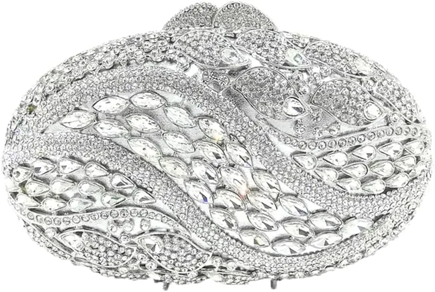 Sparkly Clutch Purses for Women Glittering Rhinestone Handbags Wedding Guest Bridal Evening Bag