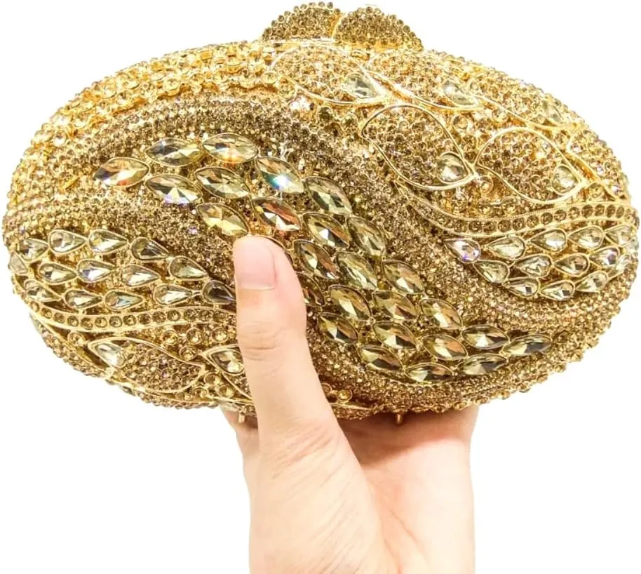 Sparkly Clutch Purses for Women Glittering Rhinestone Handbags Wedding Guest Bridal Evening Bag