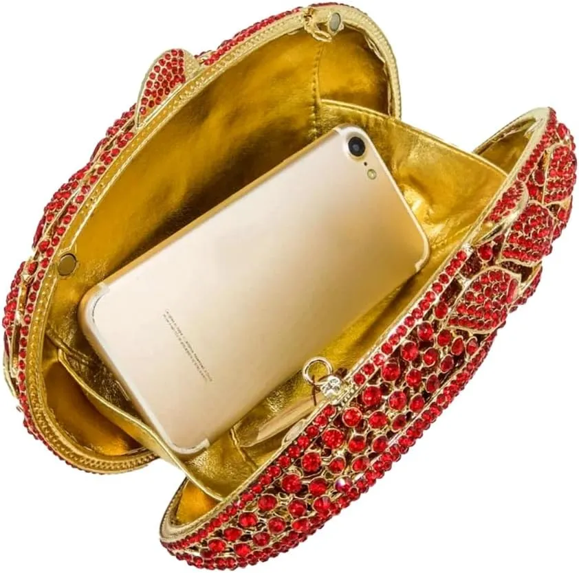 Sparkly Clutch Purses for Women Glittering Rhinestone Handbags Wedding Guest Bridal Evening Bag