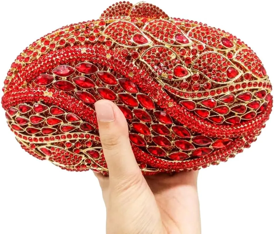 Sparkly Clutch Purses for Women Glittering Rhinestone Handbags Wedding Guest Bridal Evening Bag