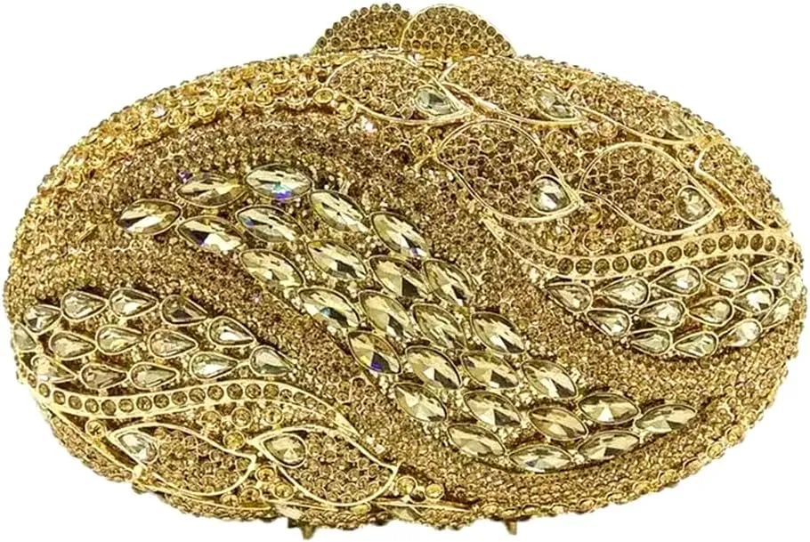 Sparkly Clutch Purses for Women Glittering Rhinestone Handbags Wedding Guest Bridal Evening Bag