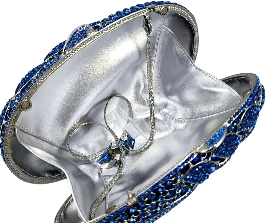 Sparkly Clutch Purses for Women Glittering Rhinestone Handbags Wedding Guest Bridal Evening Bag