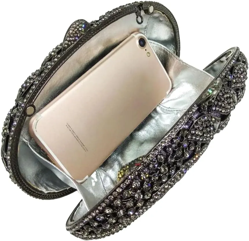 Sparkly Clutch Purses for Women Glittering Rhinestone Handbags Wedding Guest Bridal Evening Bag
