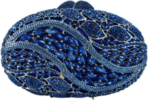Sparkly Clutch Purses for Women Glittering Rhinestone Handbags Wedding Guest Bridal Evening Bag