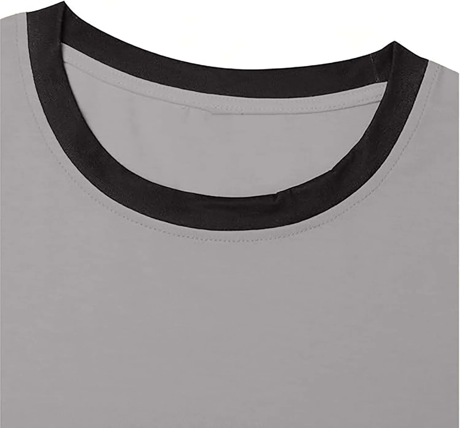 Striped Shirts for Men Short Sleeve Crewneck Neck T-Shirts with Pocket Classic Basic Tees Fashion Summer Shirt Tops