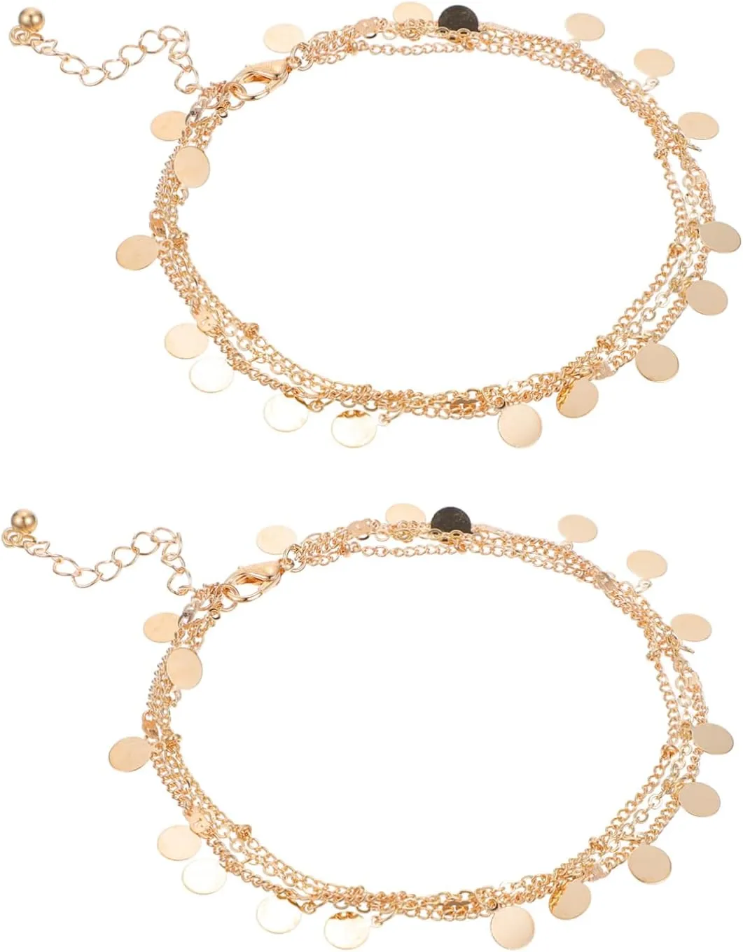 Stylish Gold Plated Anklet for Women Metal Anklets for Women Beach Foot Chains Decorative