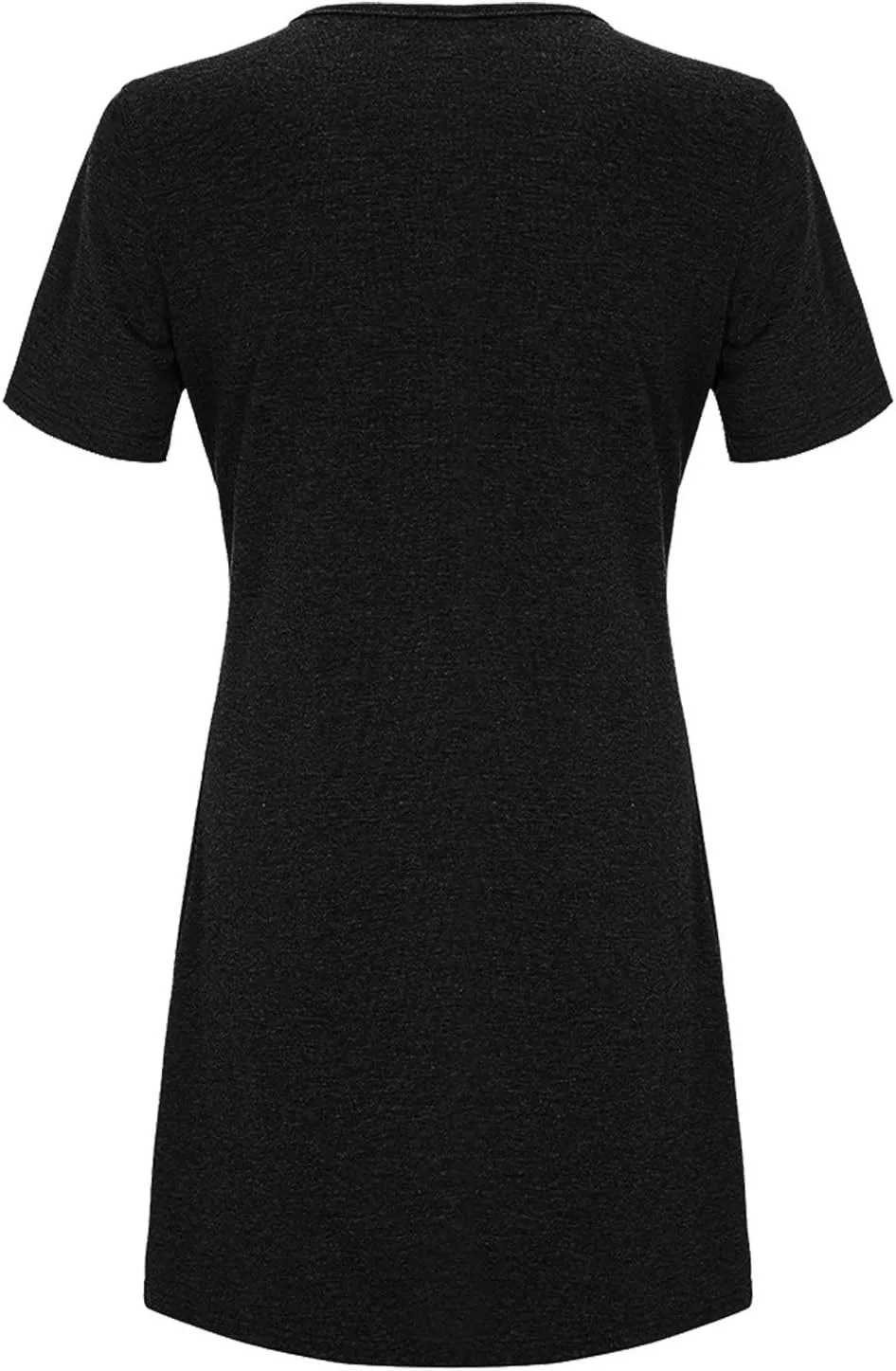Summer Dresses for Women 2024 Casual Short Sleeve Beach Sundresses Casual Crewneck Loose Swing Dress