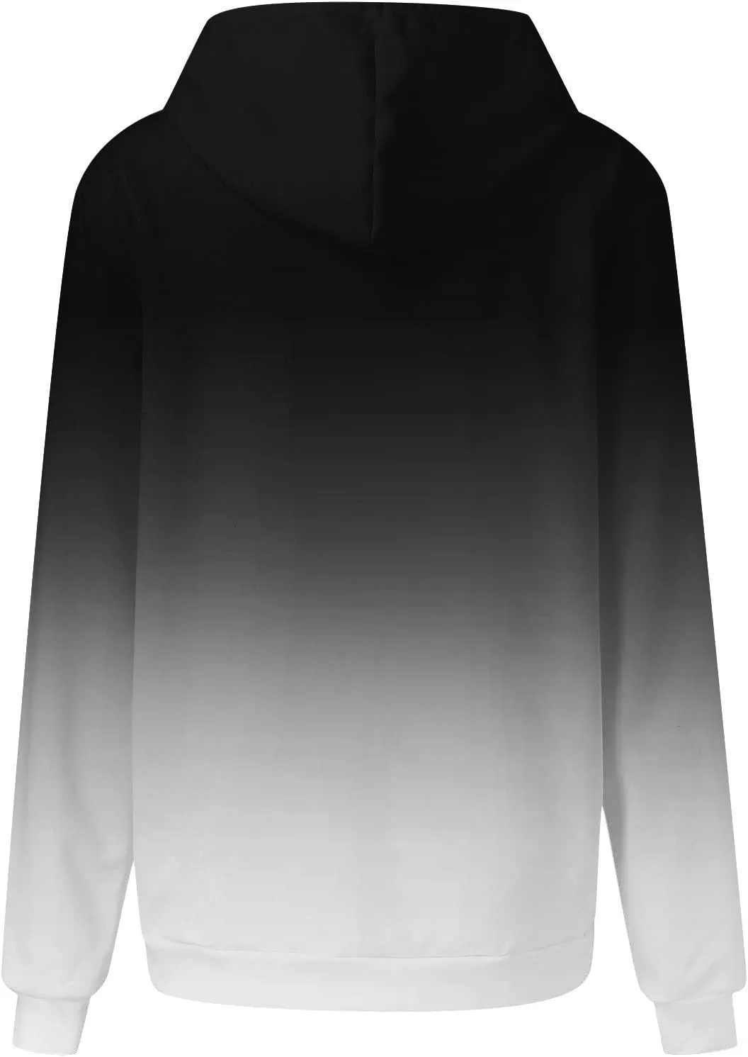 Sweatshirts for Women Trendy Gradient Hoodies Casual Drawstring Hoodie Teen Girl Oversized Sweatshirts with Pockets